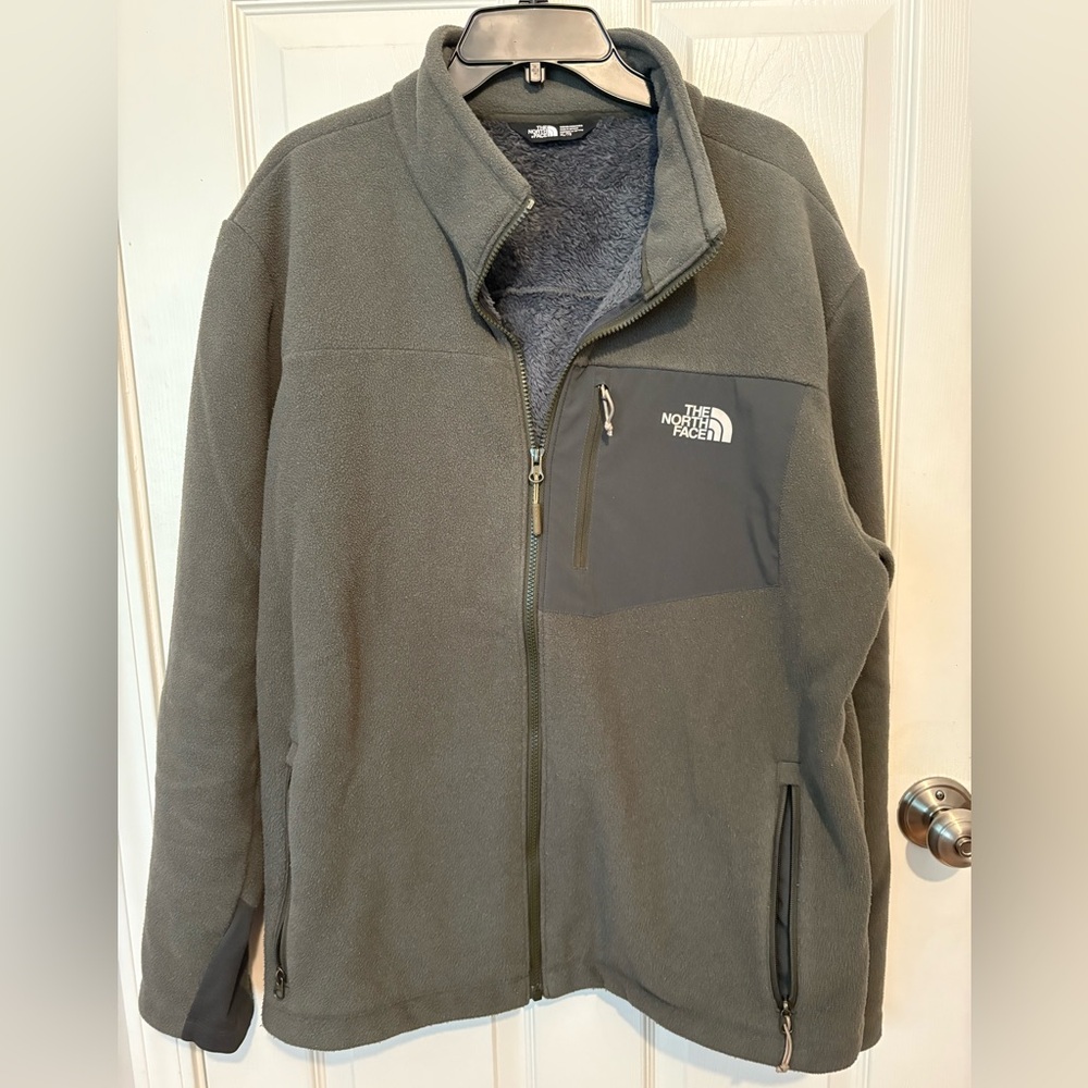 The North Face Olive/Gray Jacket